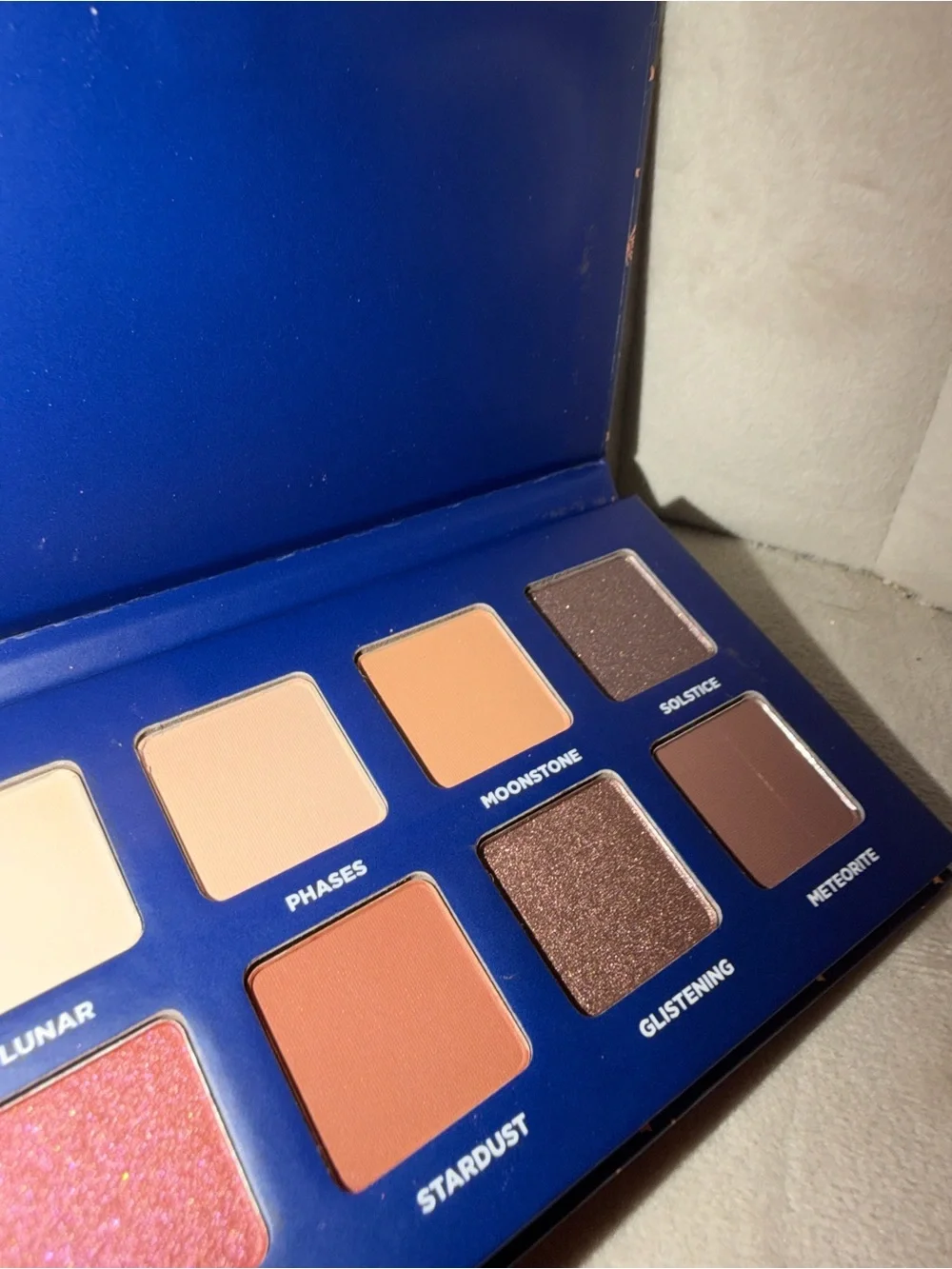 Ulta Beauty Navy Box with Gold Star Accents